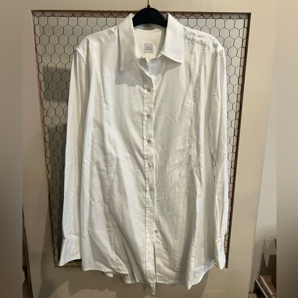 White Jill McGowan dress shirt